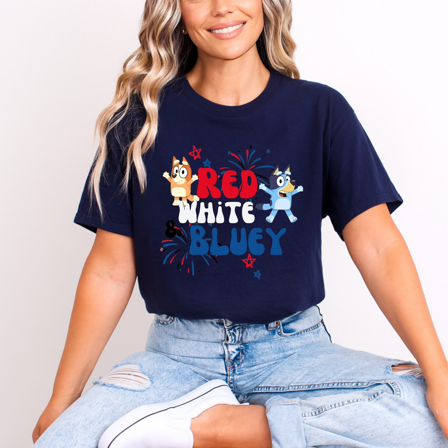 Red, white & bluey