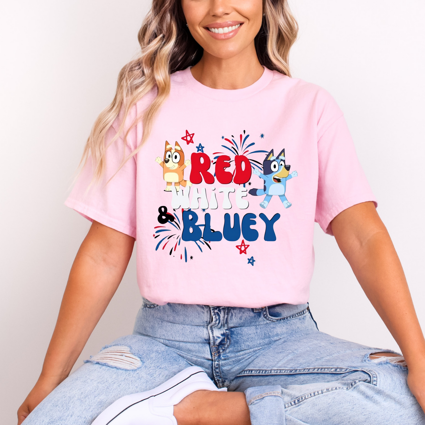 Red, white & bluey