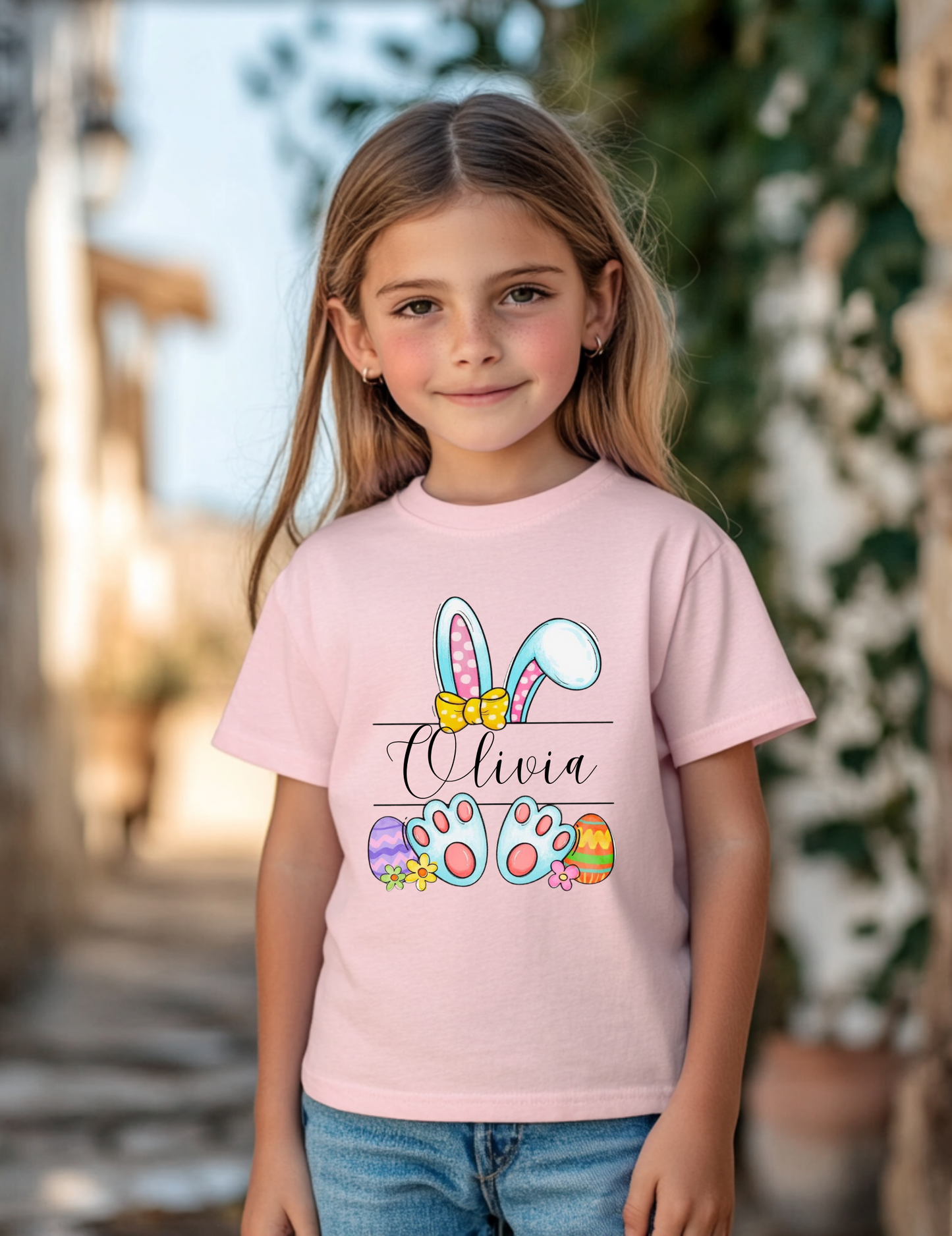 Bunny w/custom name (Girl)