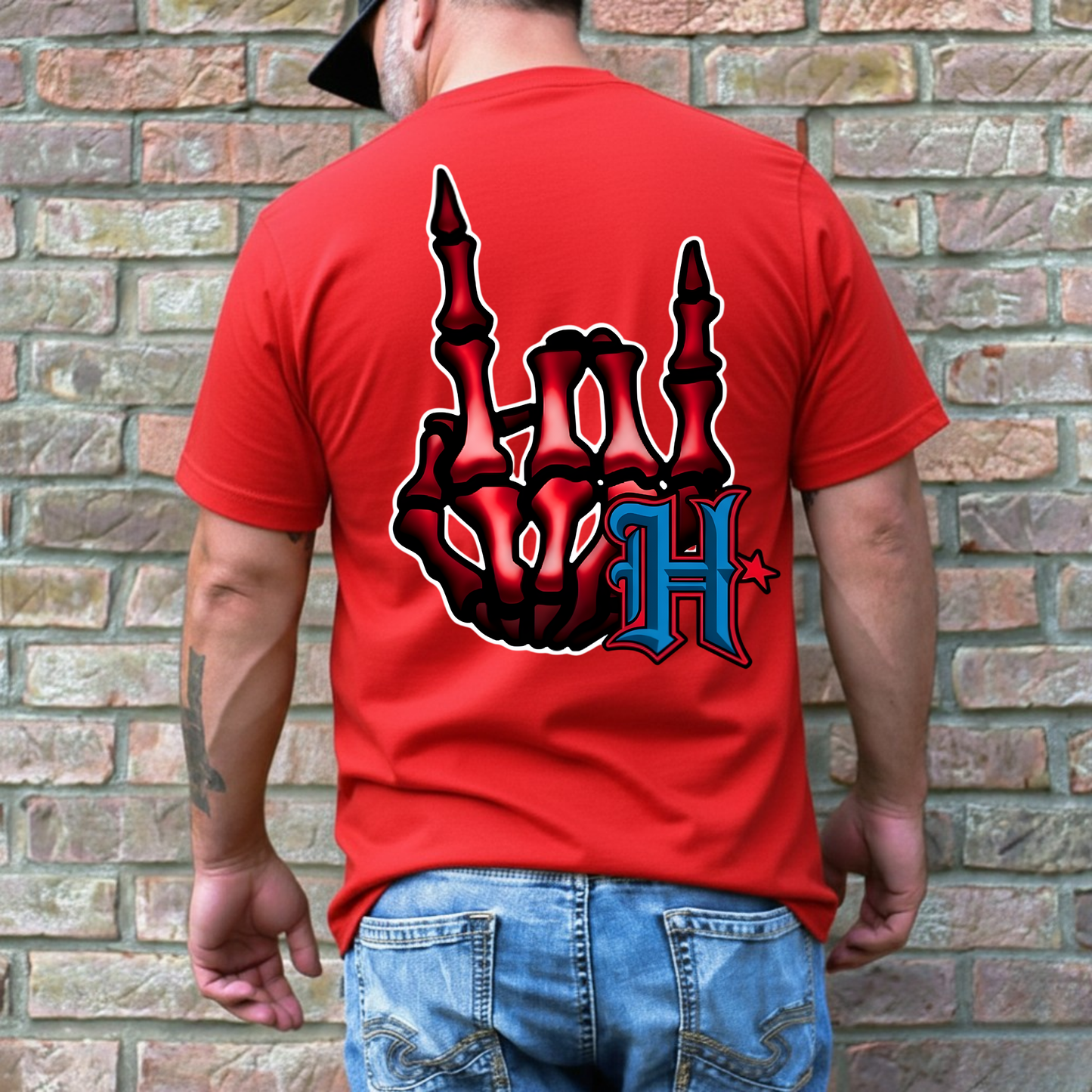 Skeleton “H” Texans