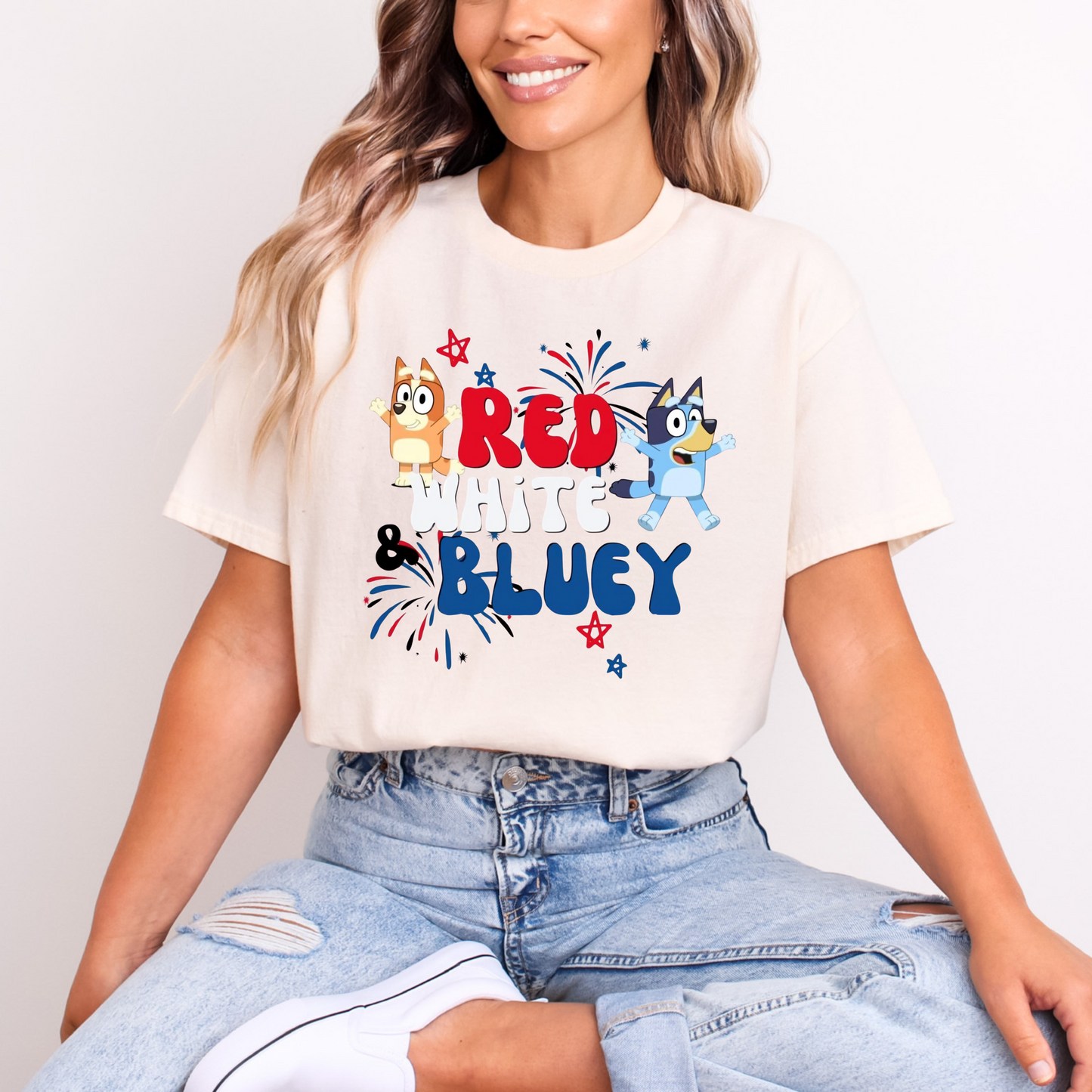 Red, white & bluey