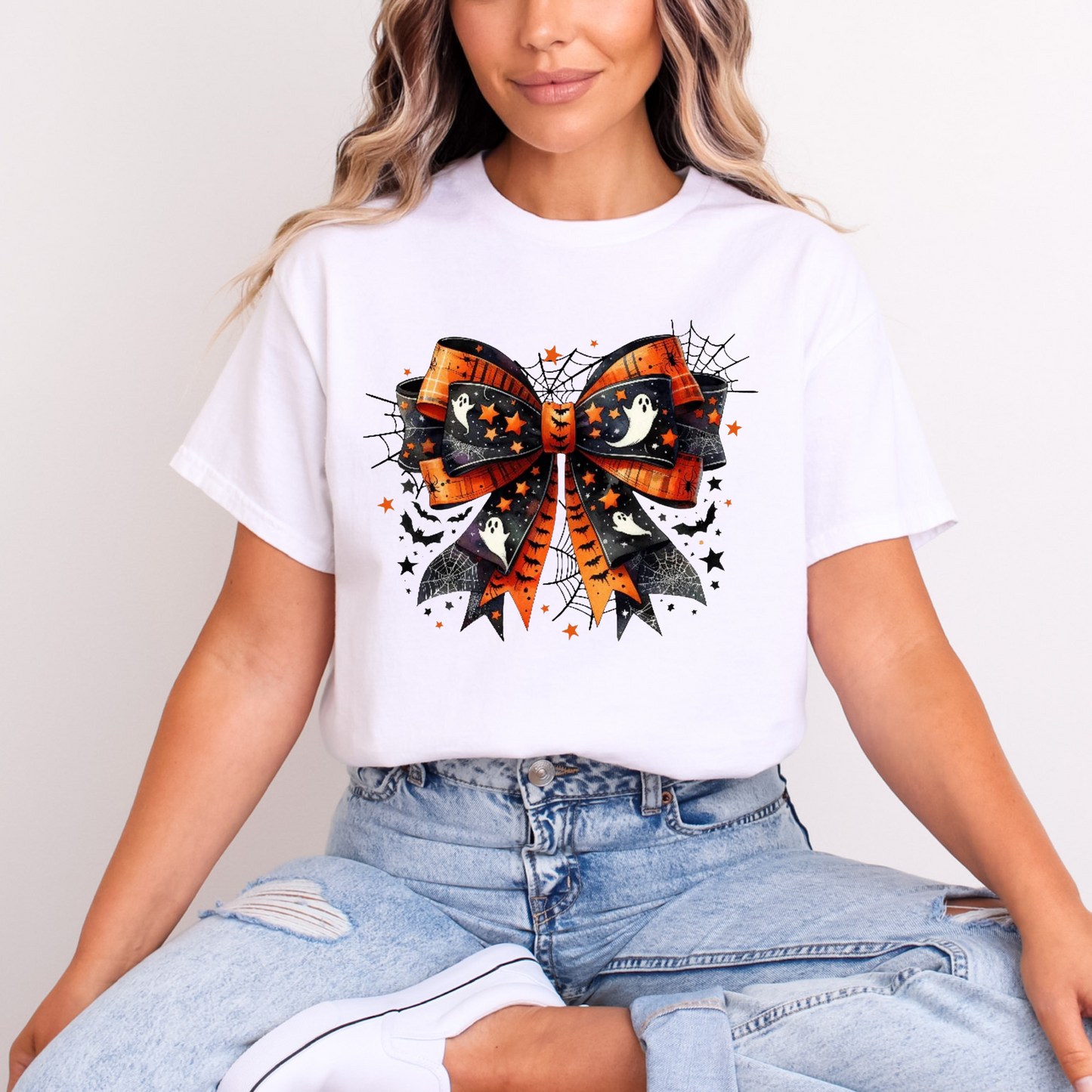 Black & Orange Bow