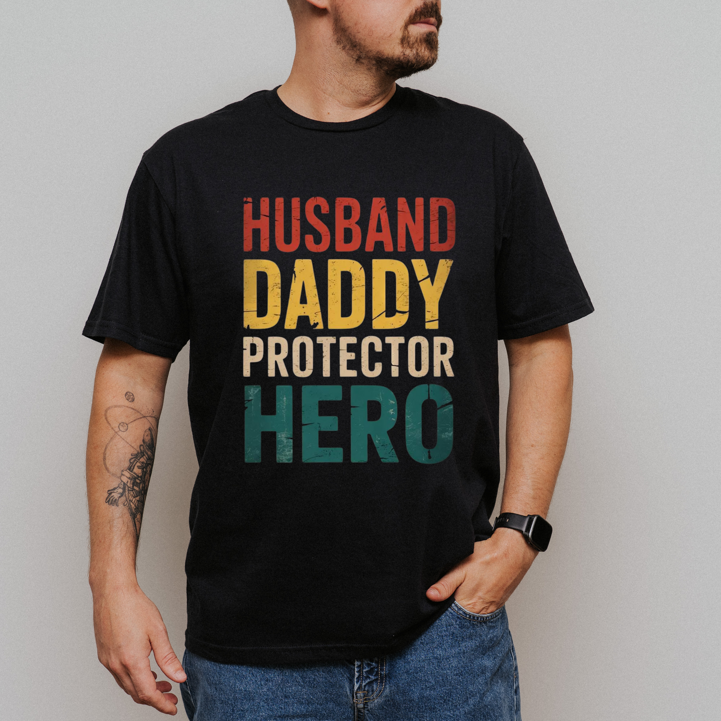Husband, daddy, protector, hero