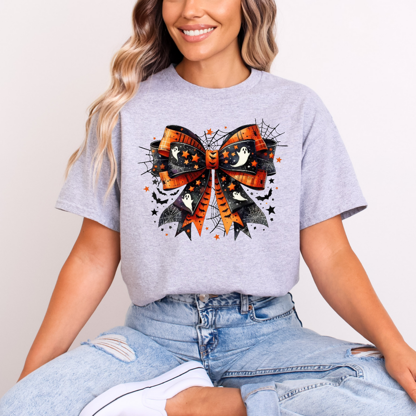 Black & Orange Bow