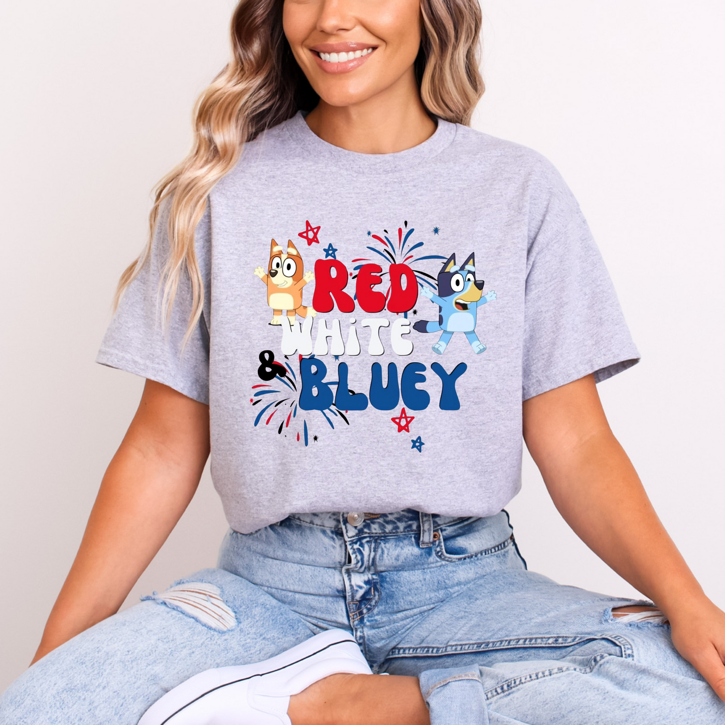Red, white & bluey