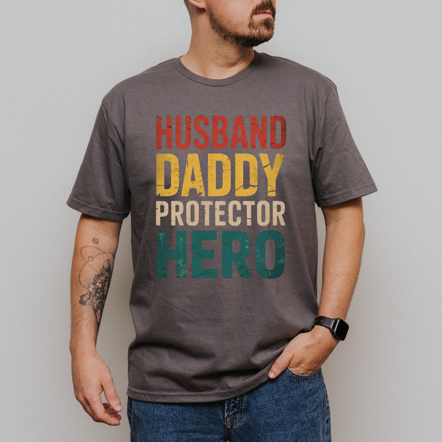 Husband, daddy, protector, hero