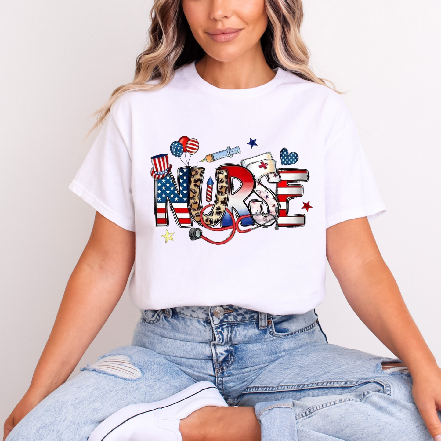 Patriotic nurse