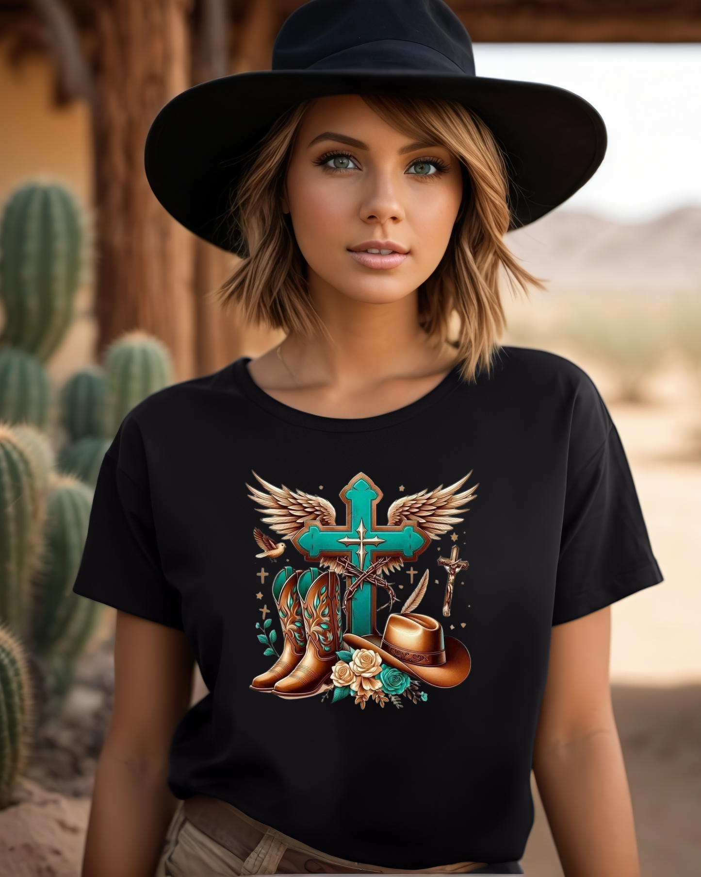 Turquoise Boots