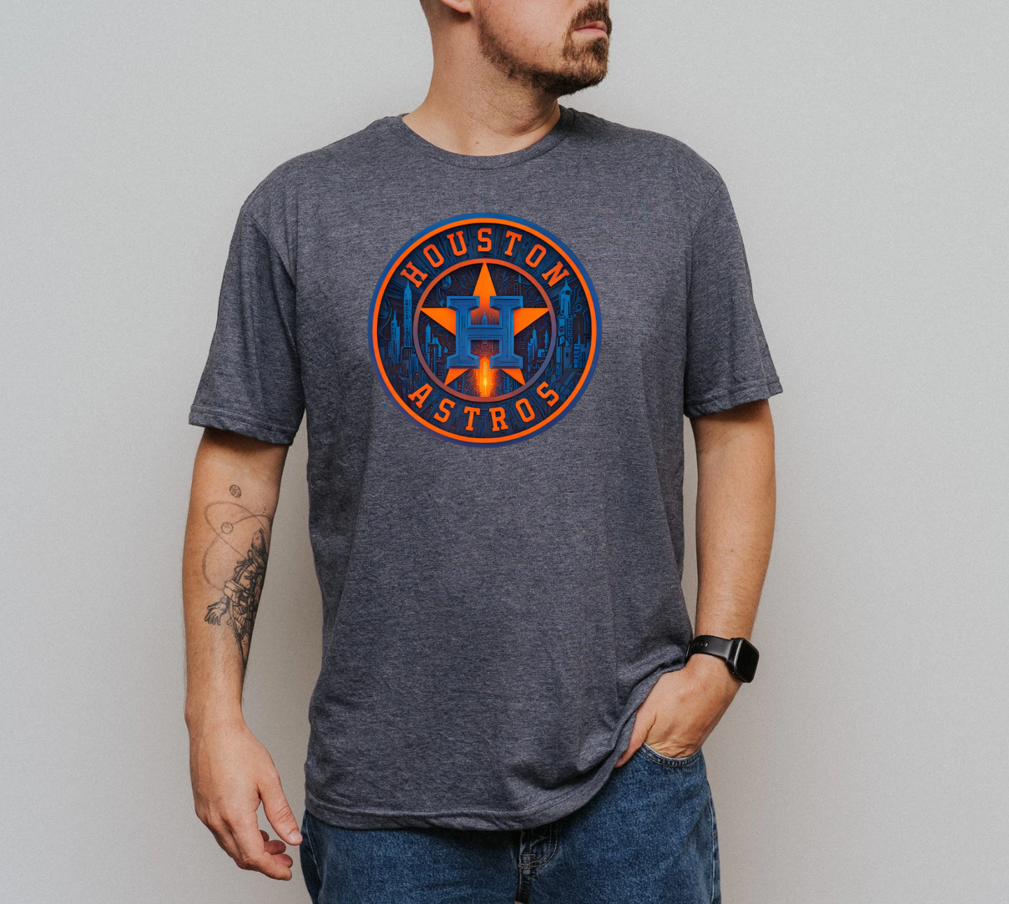 Houston Astros space city background