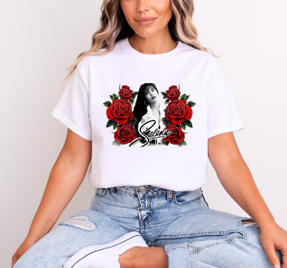Selena red flowers