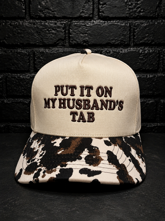 Put it on my husband‘s tab (animal print)