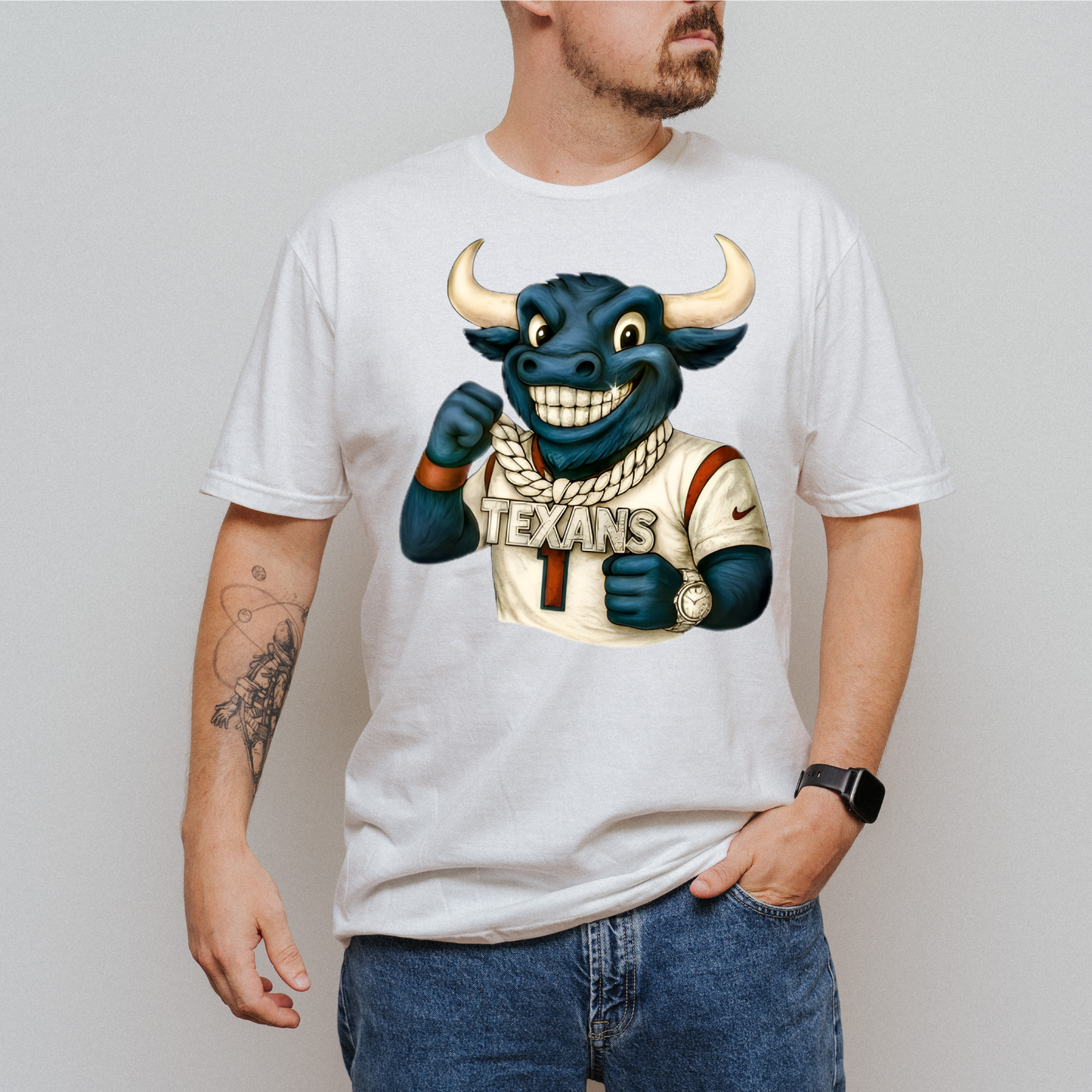 Texans bling toro