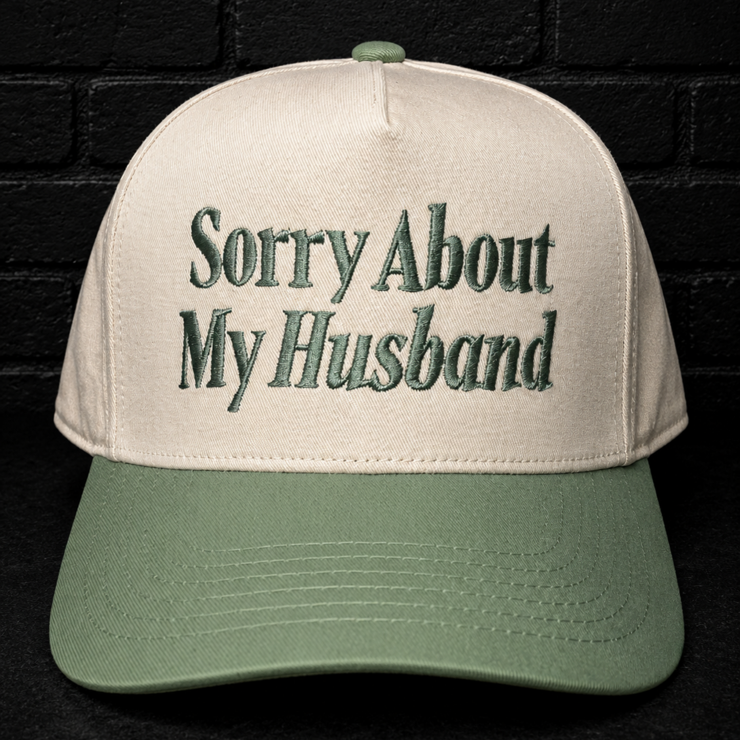 Sorry about my husband