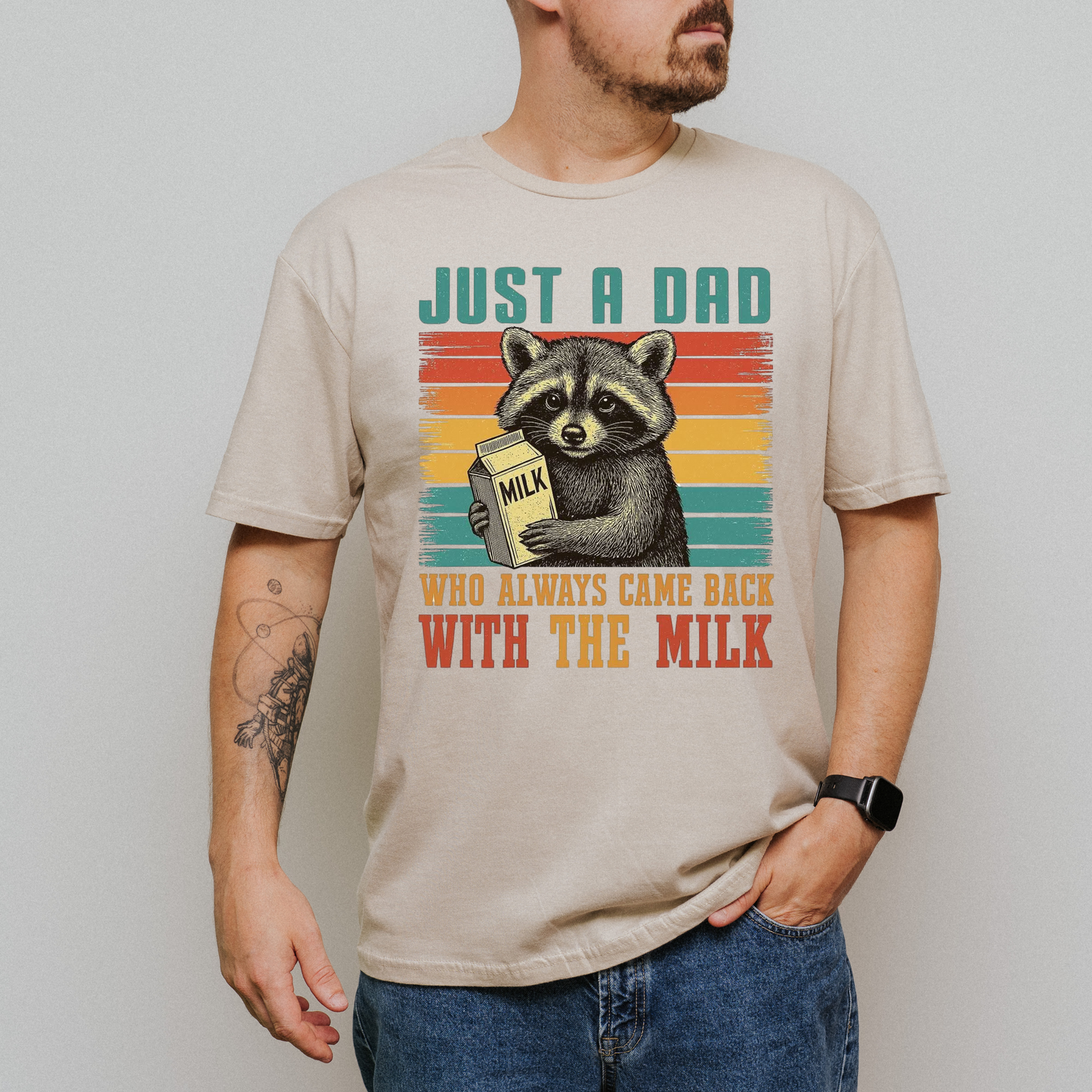 Just a dad, who always came back with the milk
