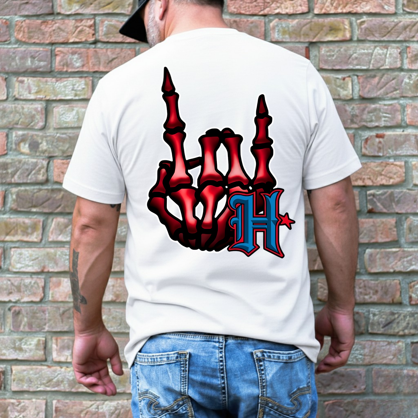 Skeleton “H” Texans
