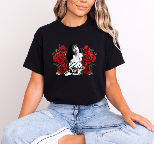 Selena red flowers