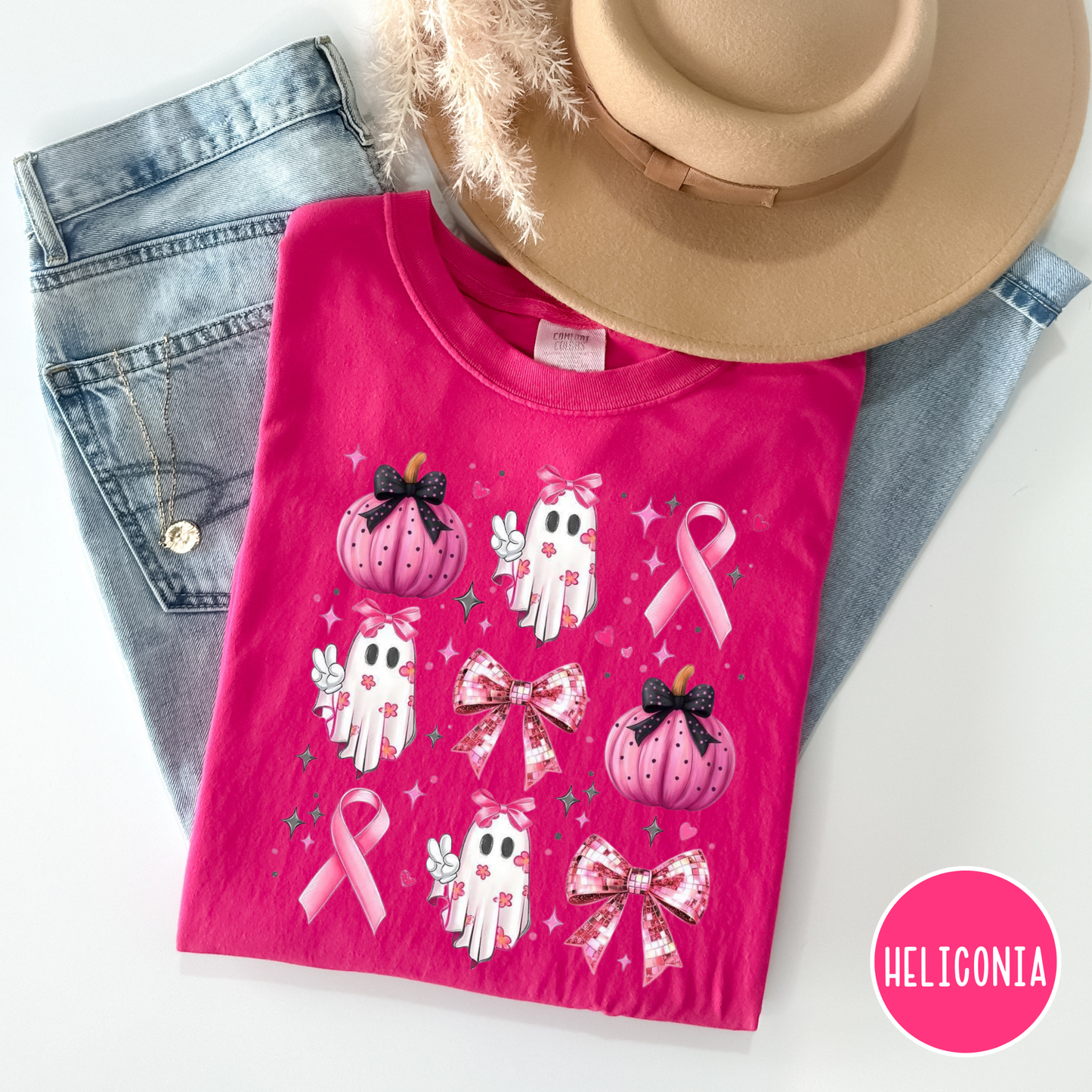 Pumpkins, ghosts & ribbons