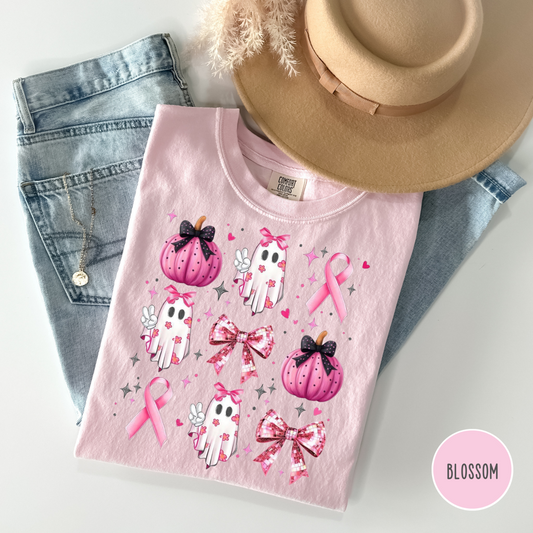 Pumpkins, ghosts & ribbons