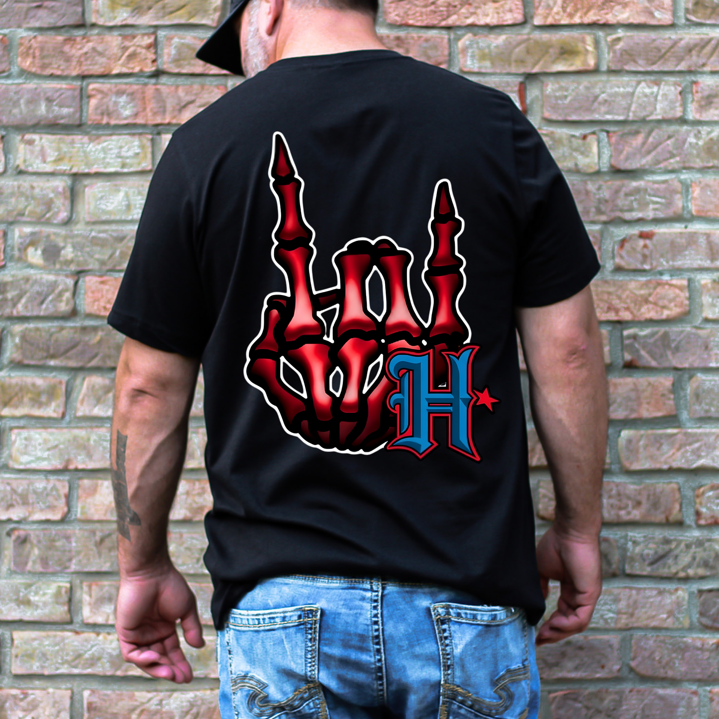 Skeleton “H” Texans