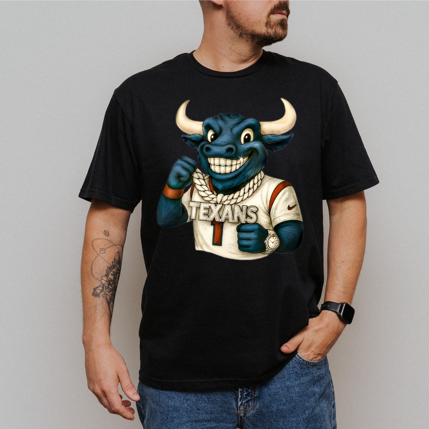 Texans bling toro