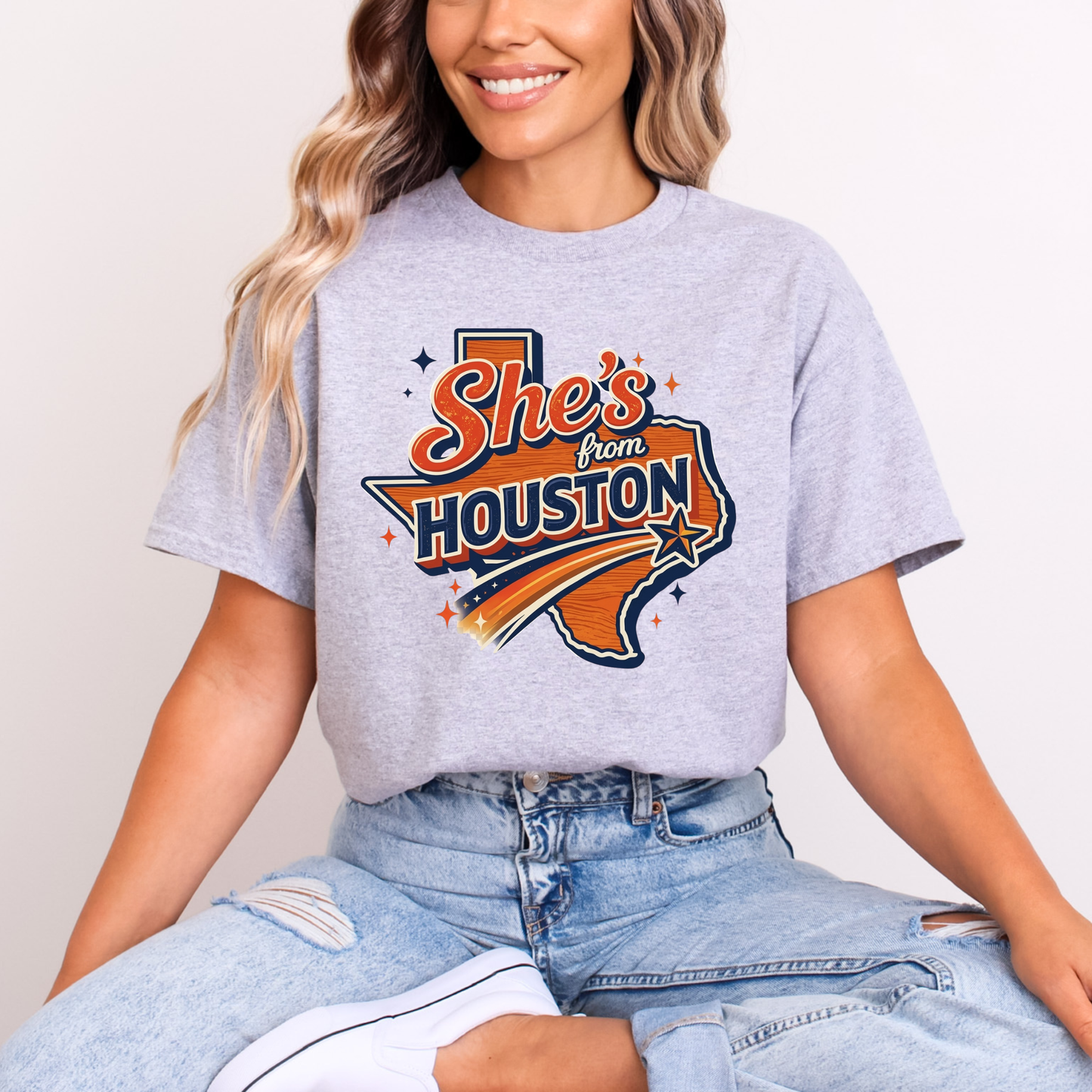 She’s from Houston orange