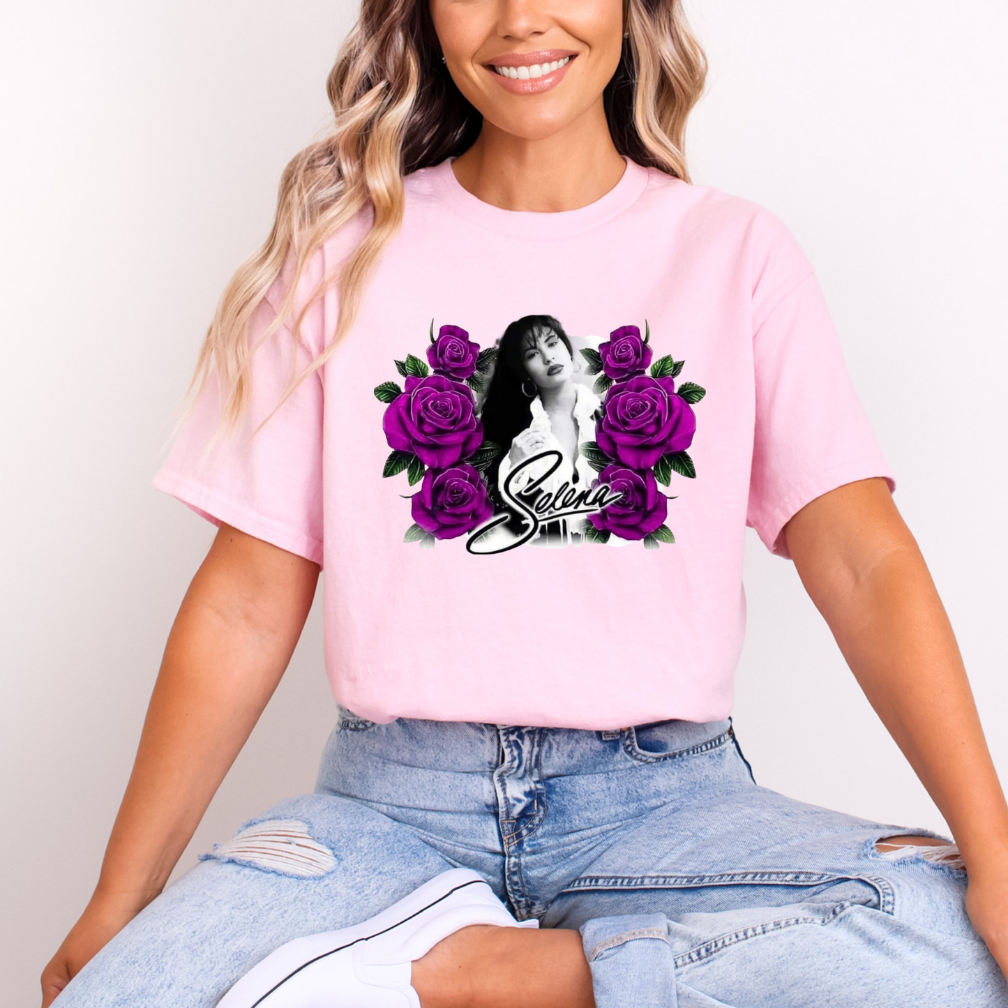 Selena purple flowers