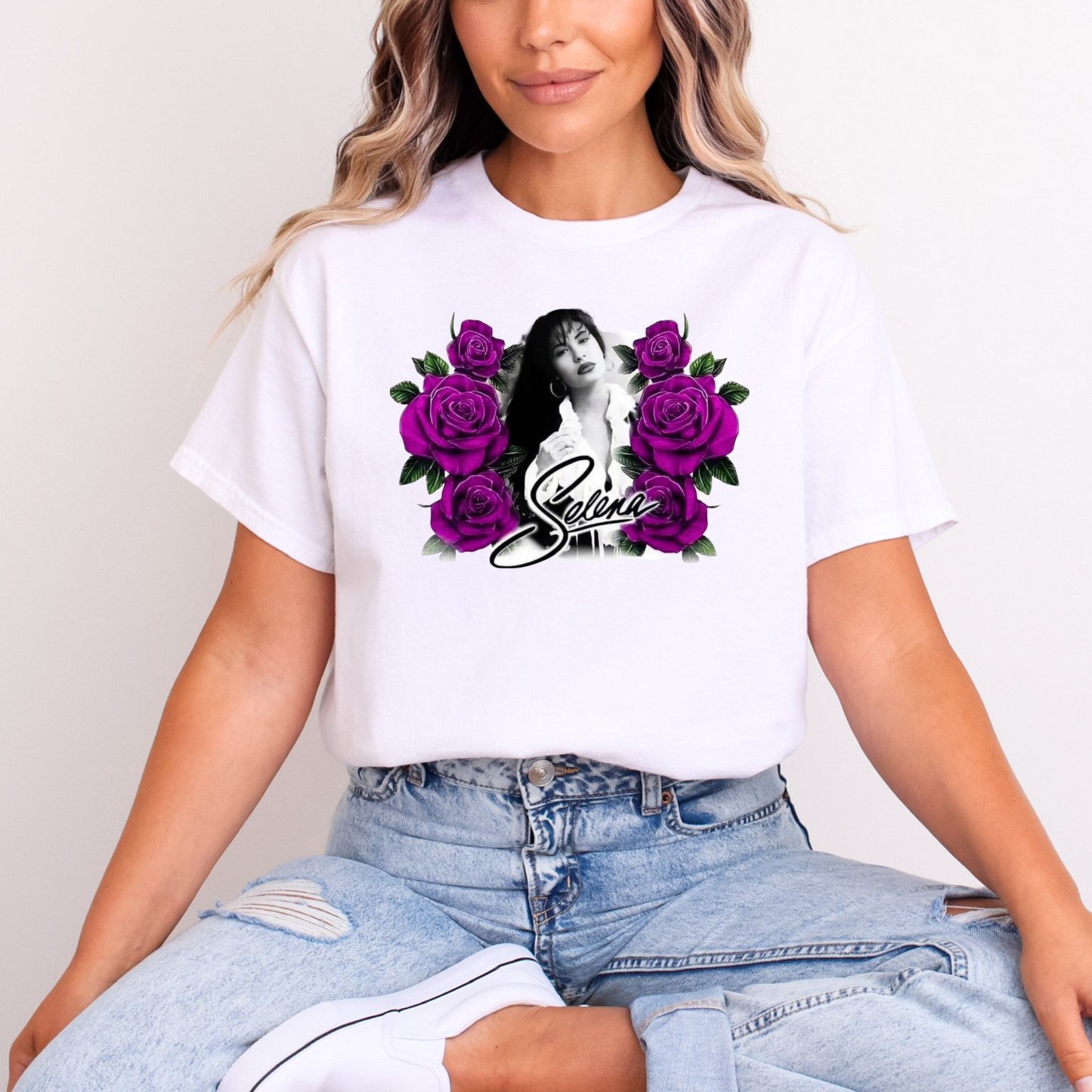 Selena purple flowers