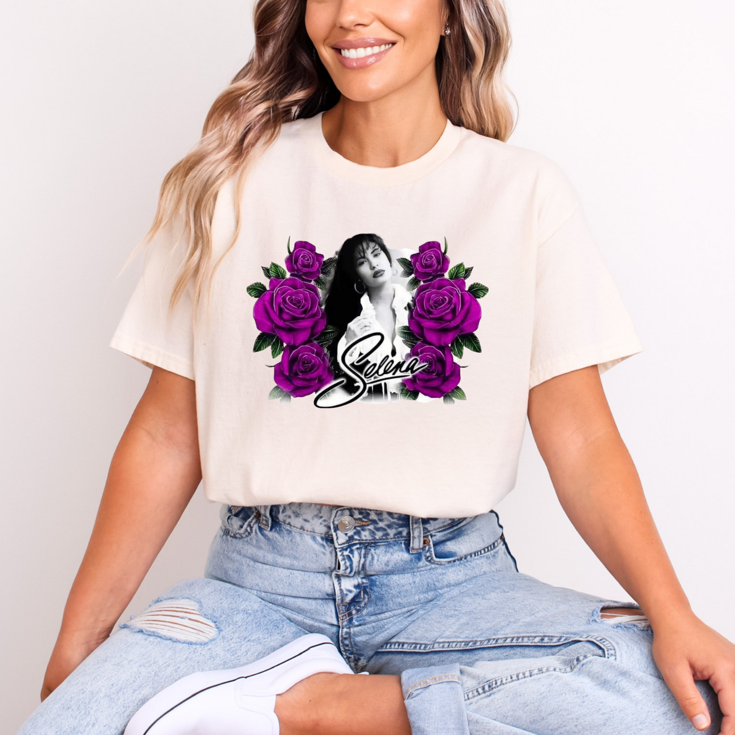 Selena purple flowers