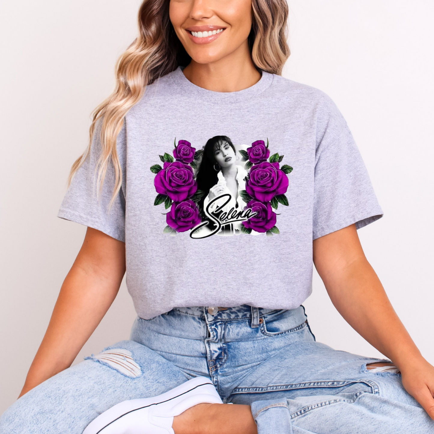 Selena purple flowers