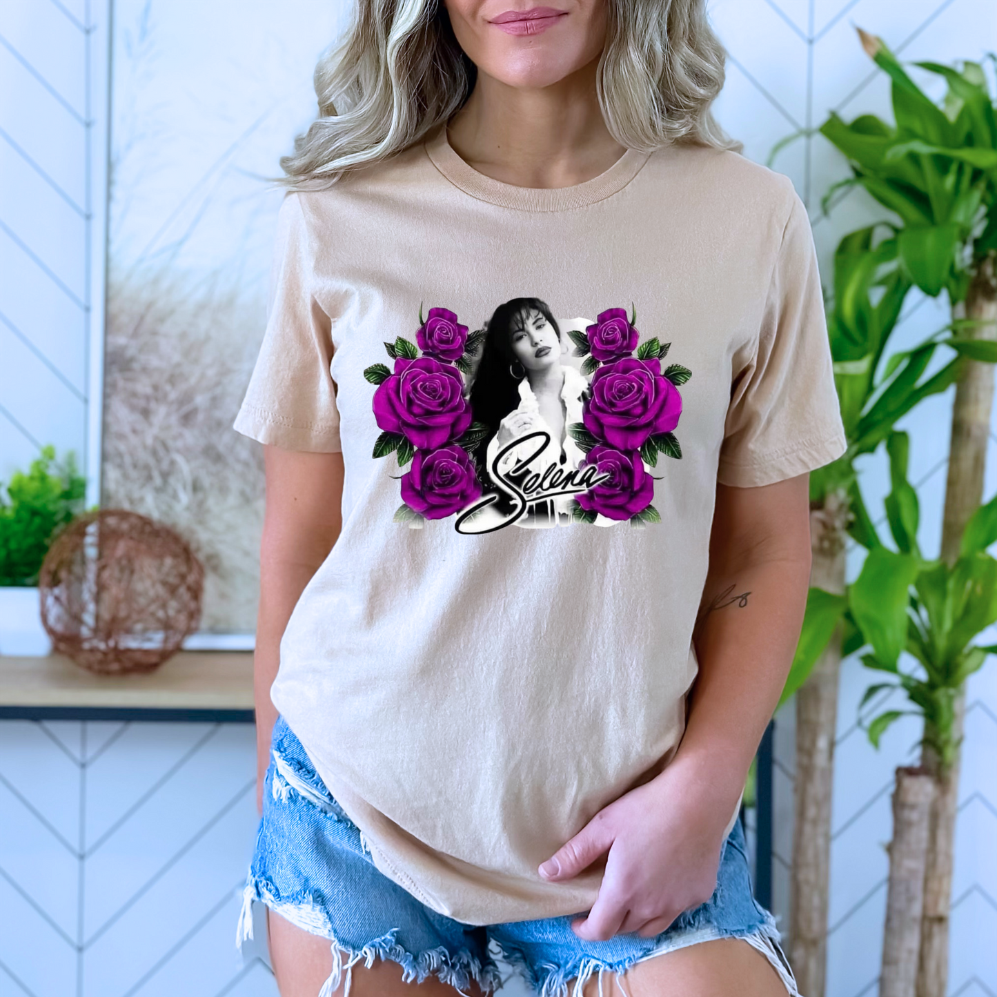 Selena purple flowers