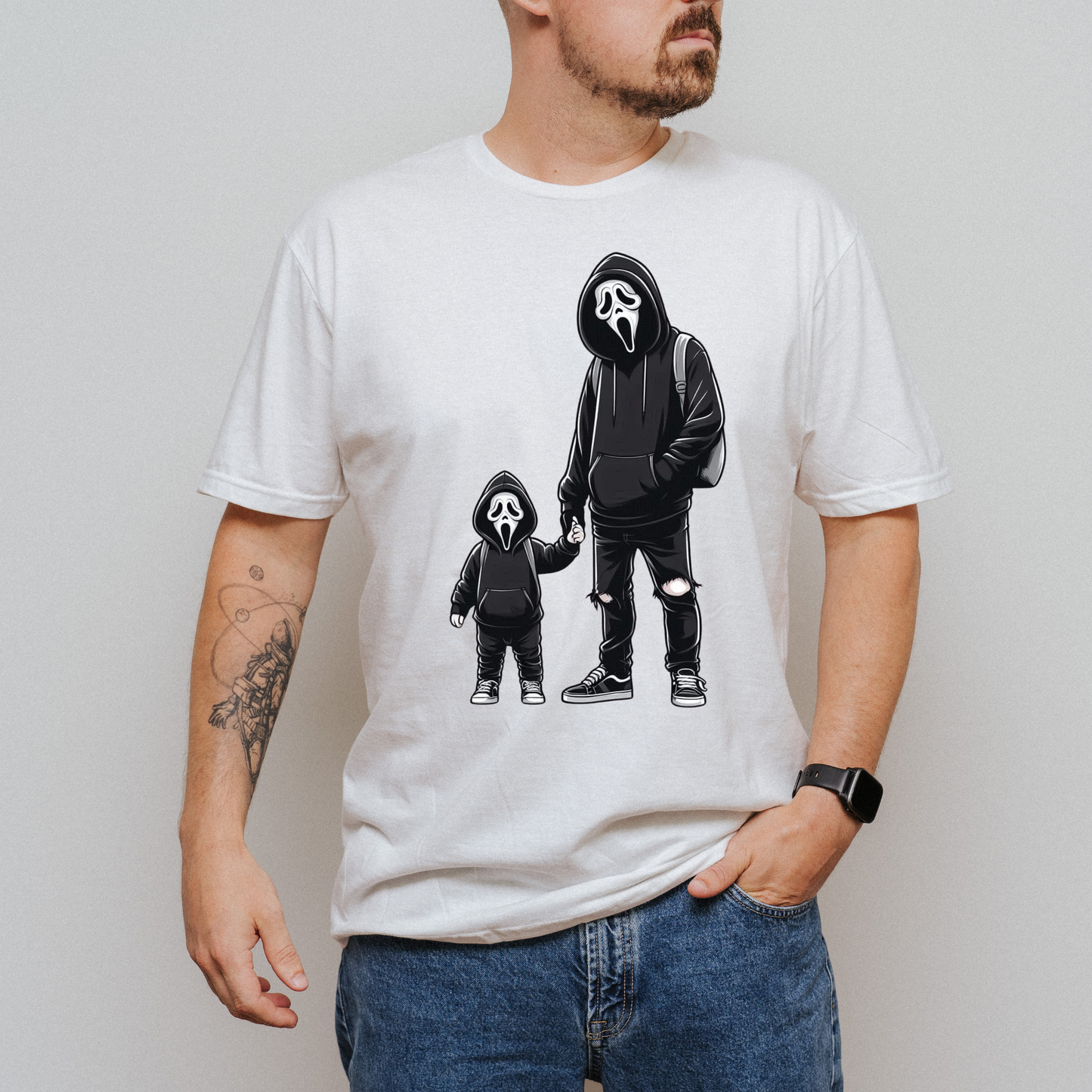 Ghostface and child