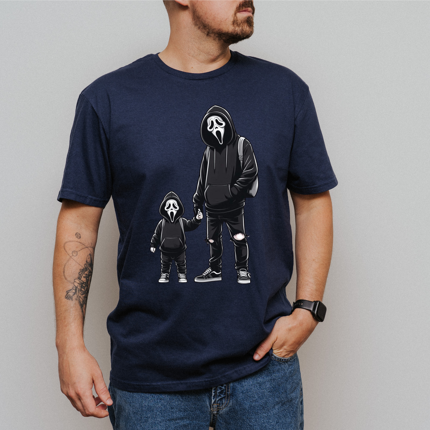 Ghostface and child