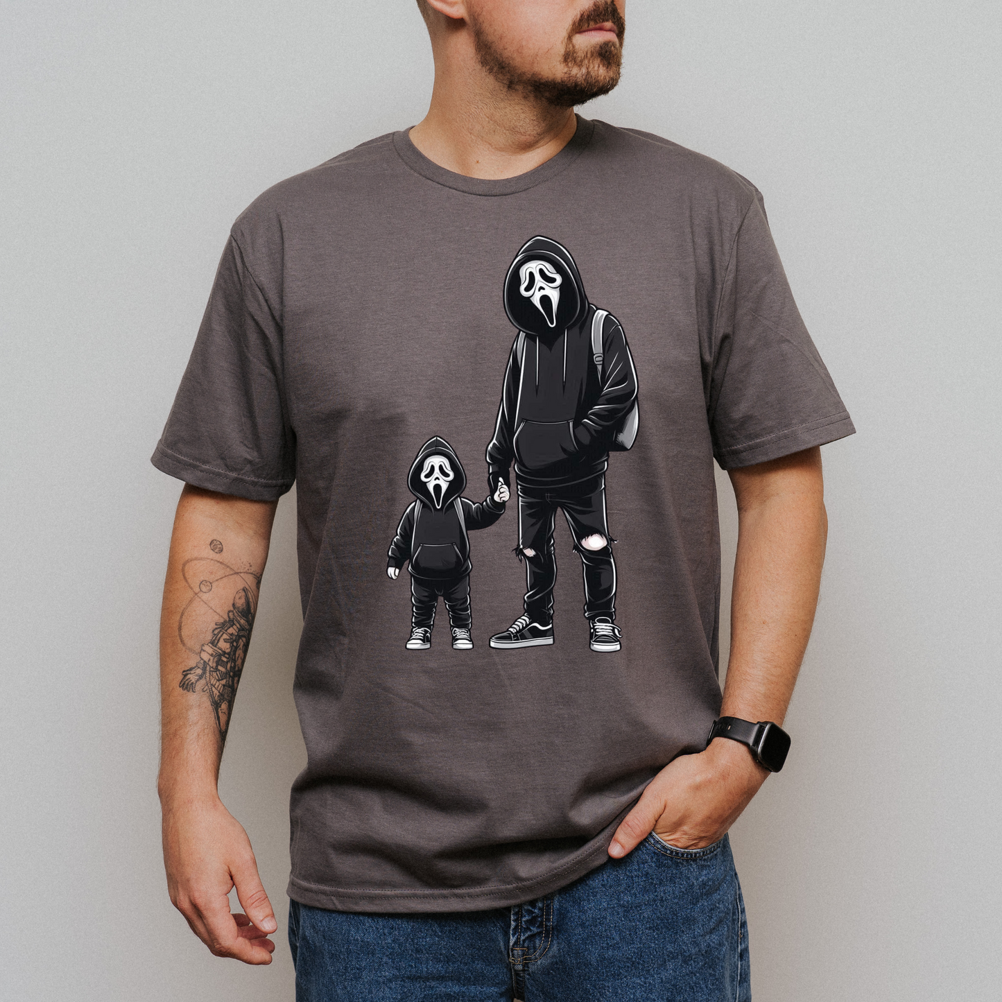 Ghostface and child