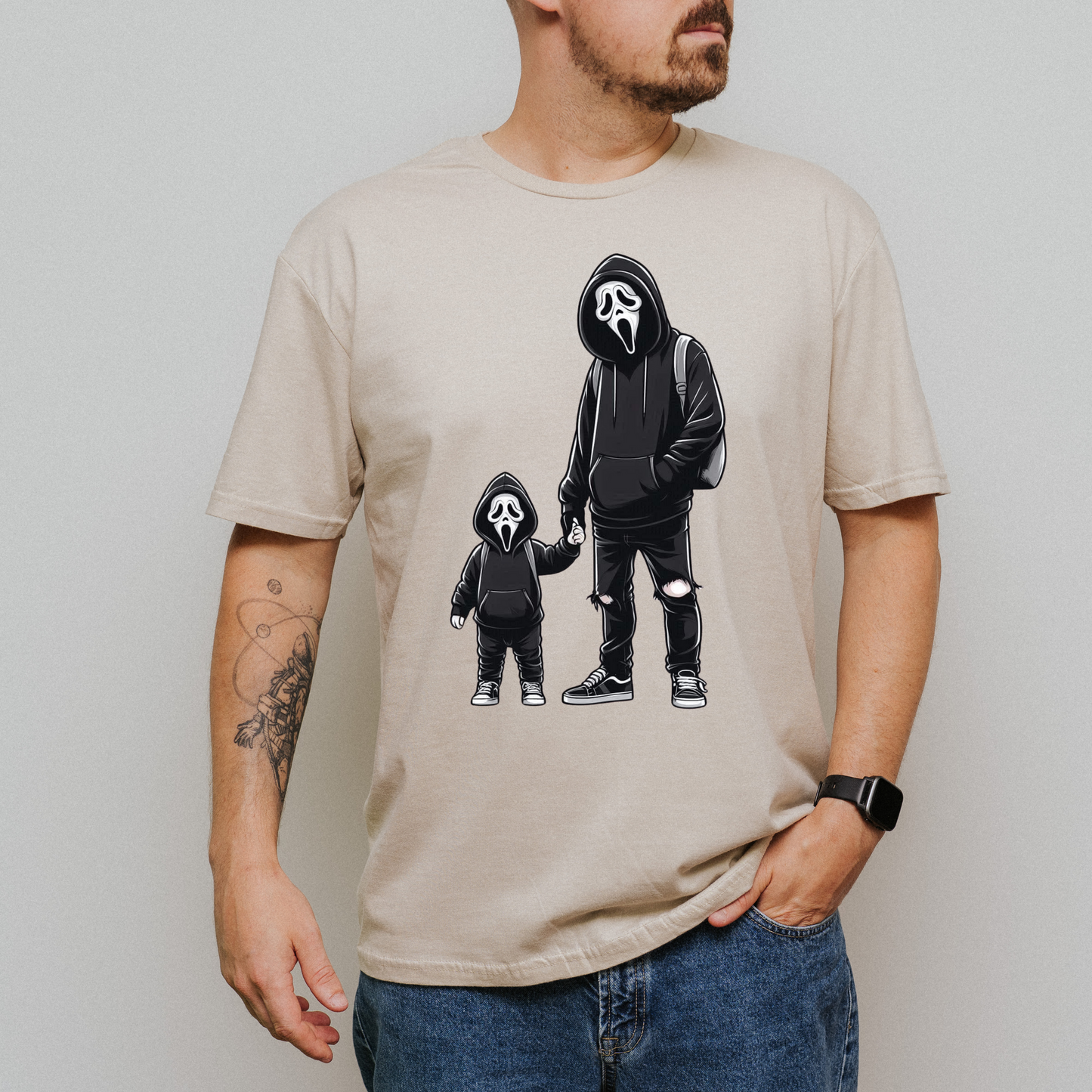 Ghostface and child